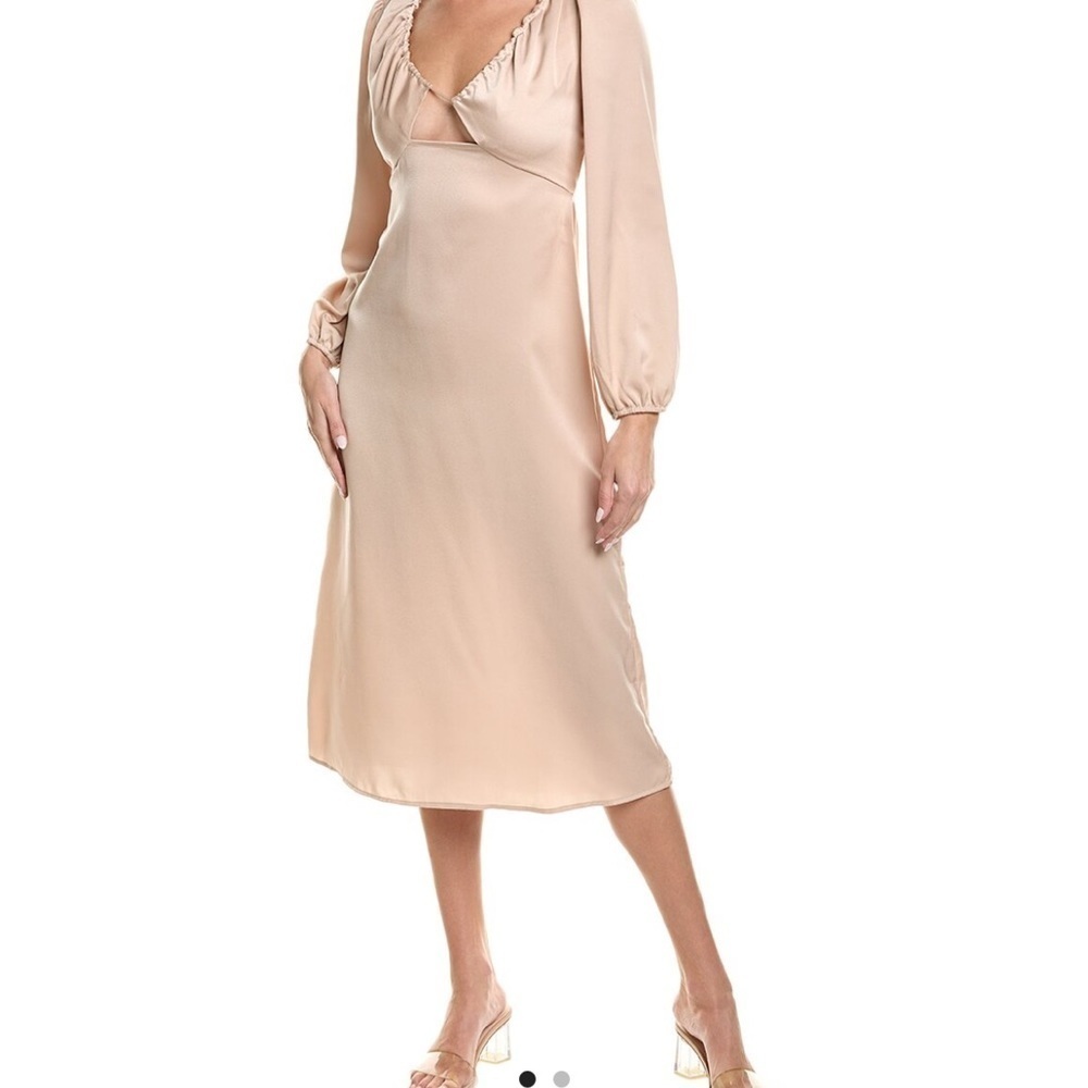 SERENETTE Tie-Back Midi Dress - NWOT - M